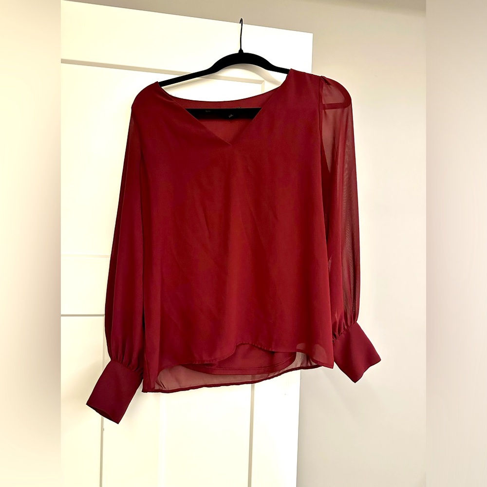 Maroon Blouse